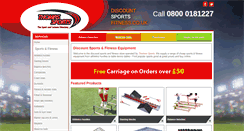 Desktop Screenshot of discountsportsfitness.co.uk