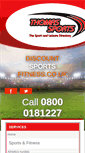 Mobile Screenshot of discountsportsfitness.co.uk